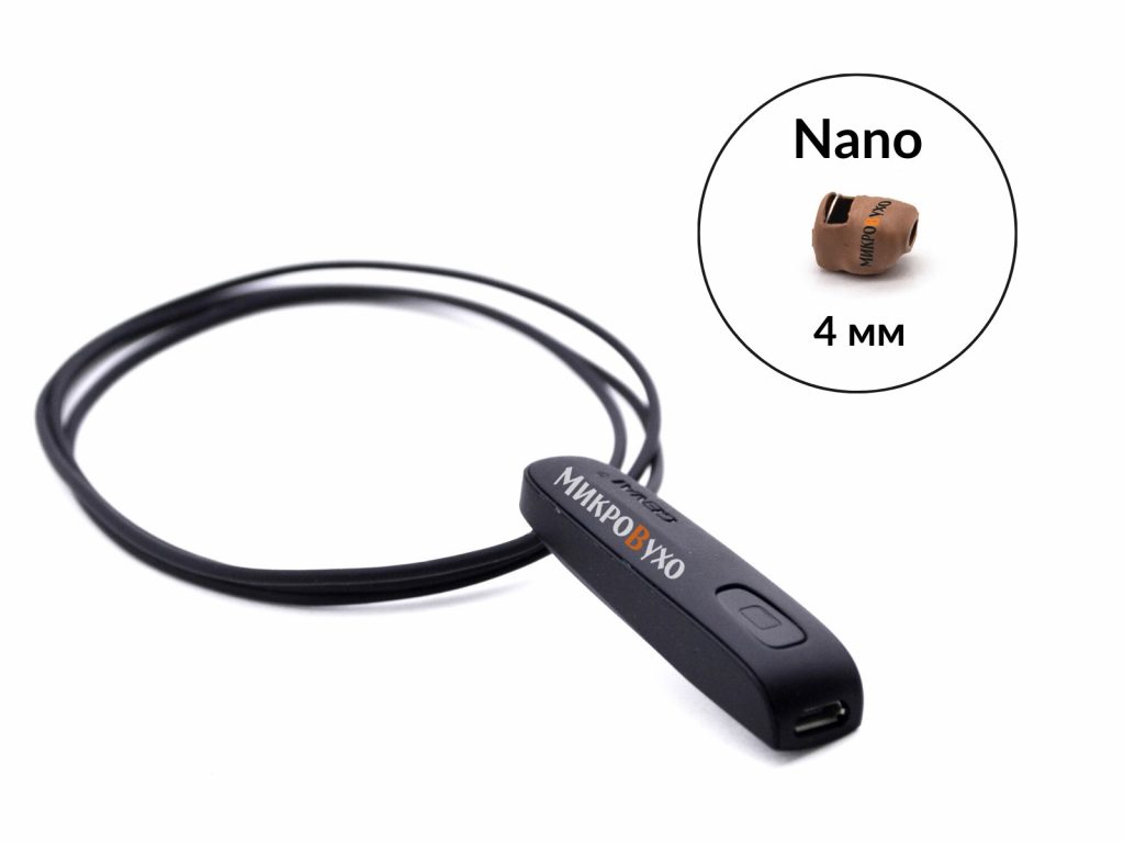 Гарнитура Bluetooth Basic с капсульным микронаушником Nano 4 мм - изображение 5