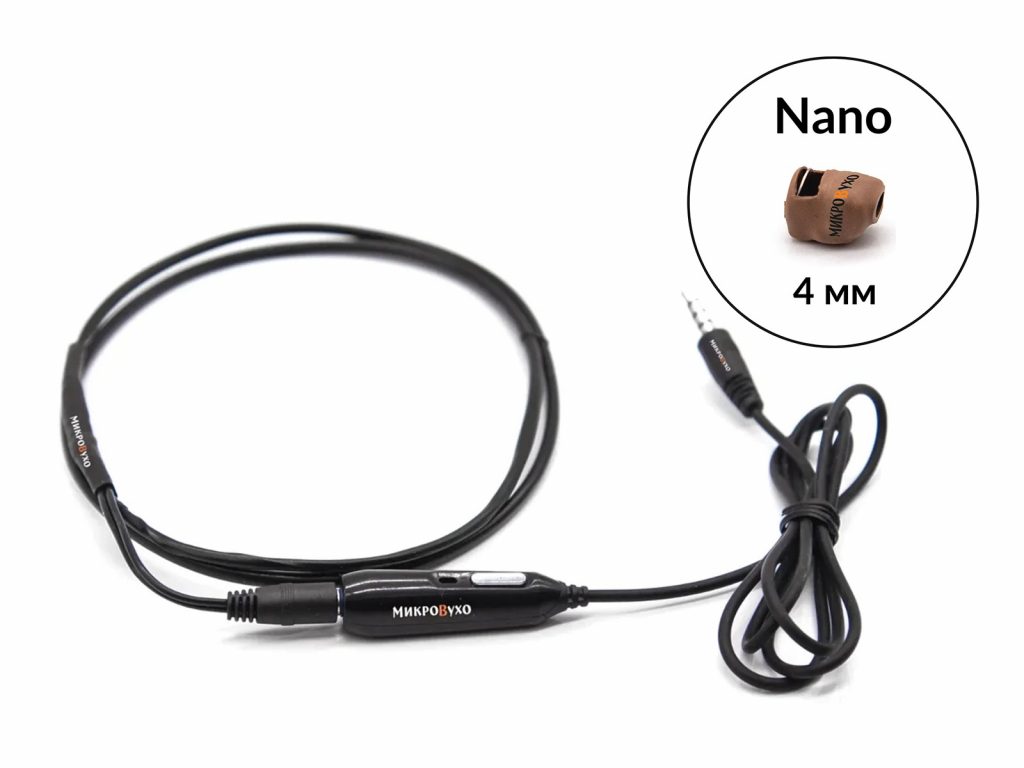 Гарнитура Connect с капсульным микронаушником Nano 4 мм 1