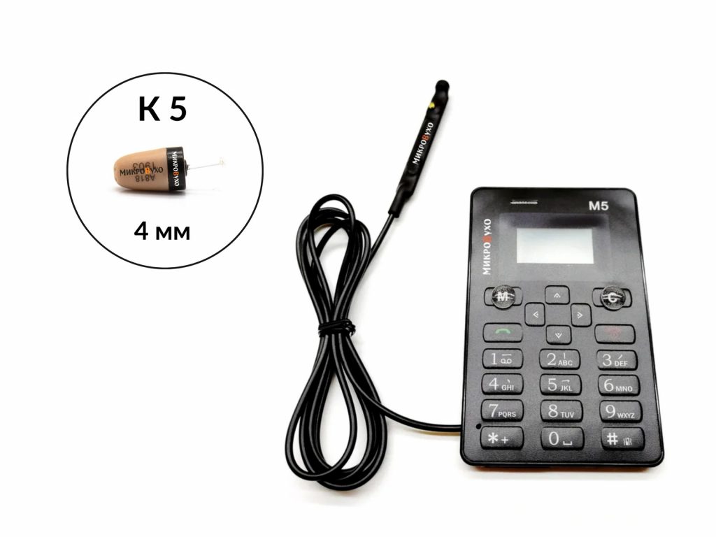 Phone с кнопкой-пищалкой и капсульным микронаушником K5 4 мм - изображение 6