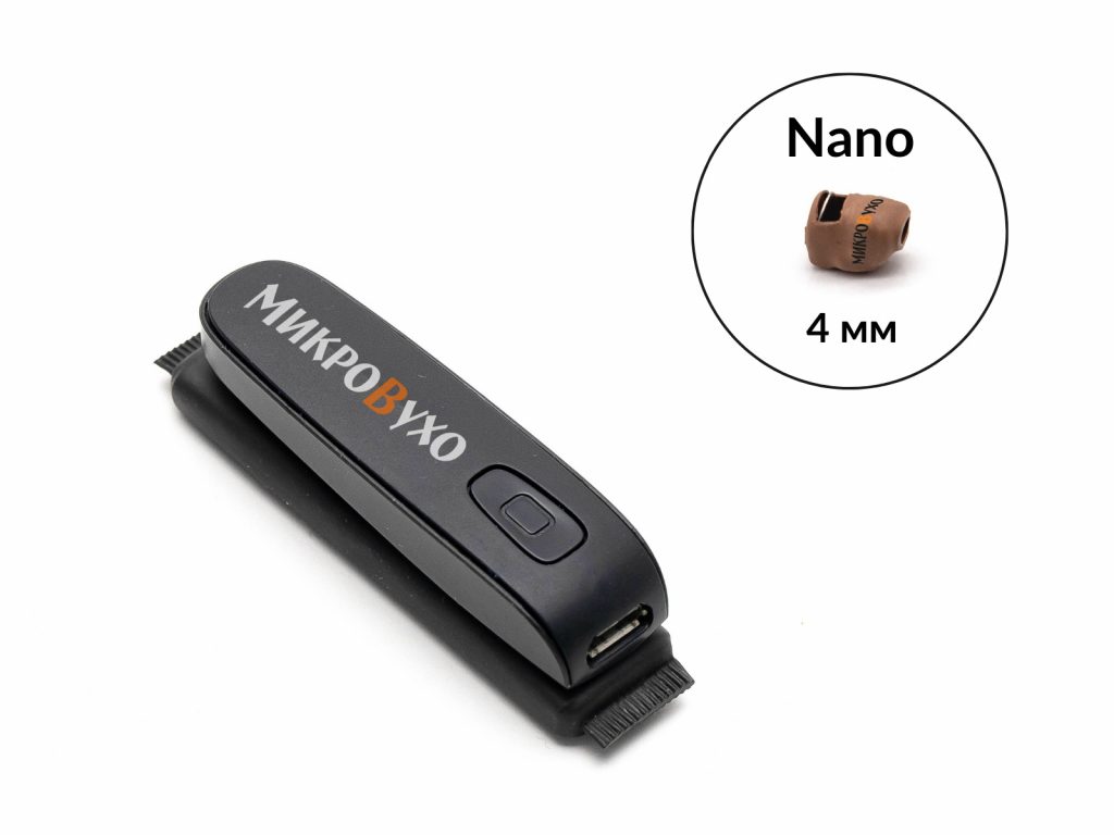 Гарнитура Bluetooth Box Basic Plus с капсульным микронаушником Nano 4 мм - изображение 5