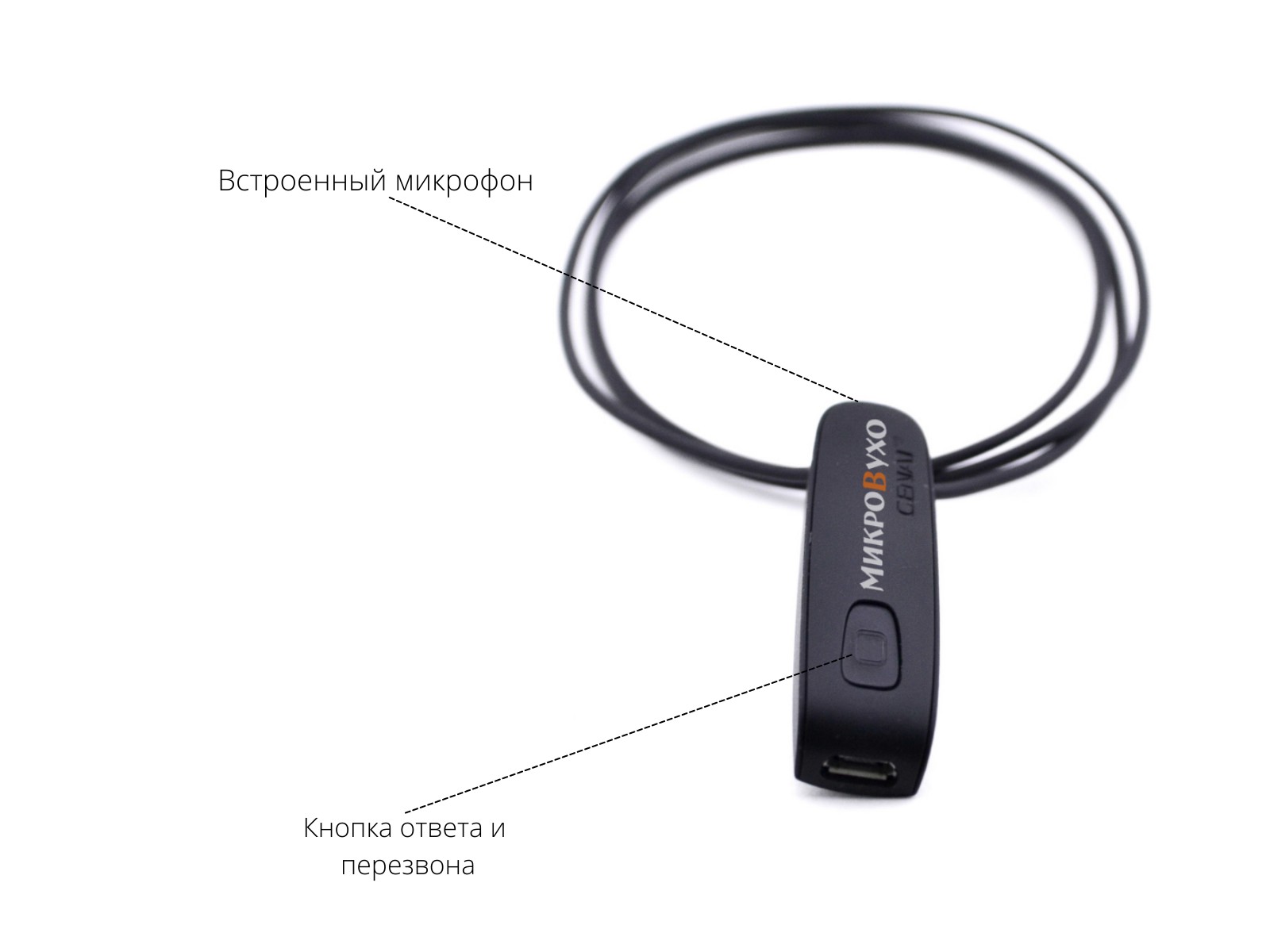 Гарнитура Bluetooth Basic с капсульным микронаушником Agger 10 мм - изображение 14