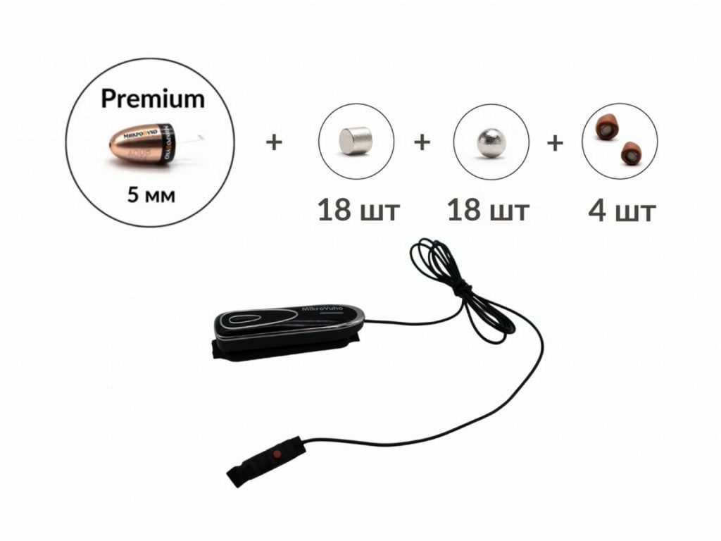 Универсальная гарнитура Bluetooth Box Premier Plus с капсулой Premium и магнитами 2 мм 2