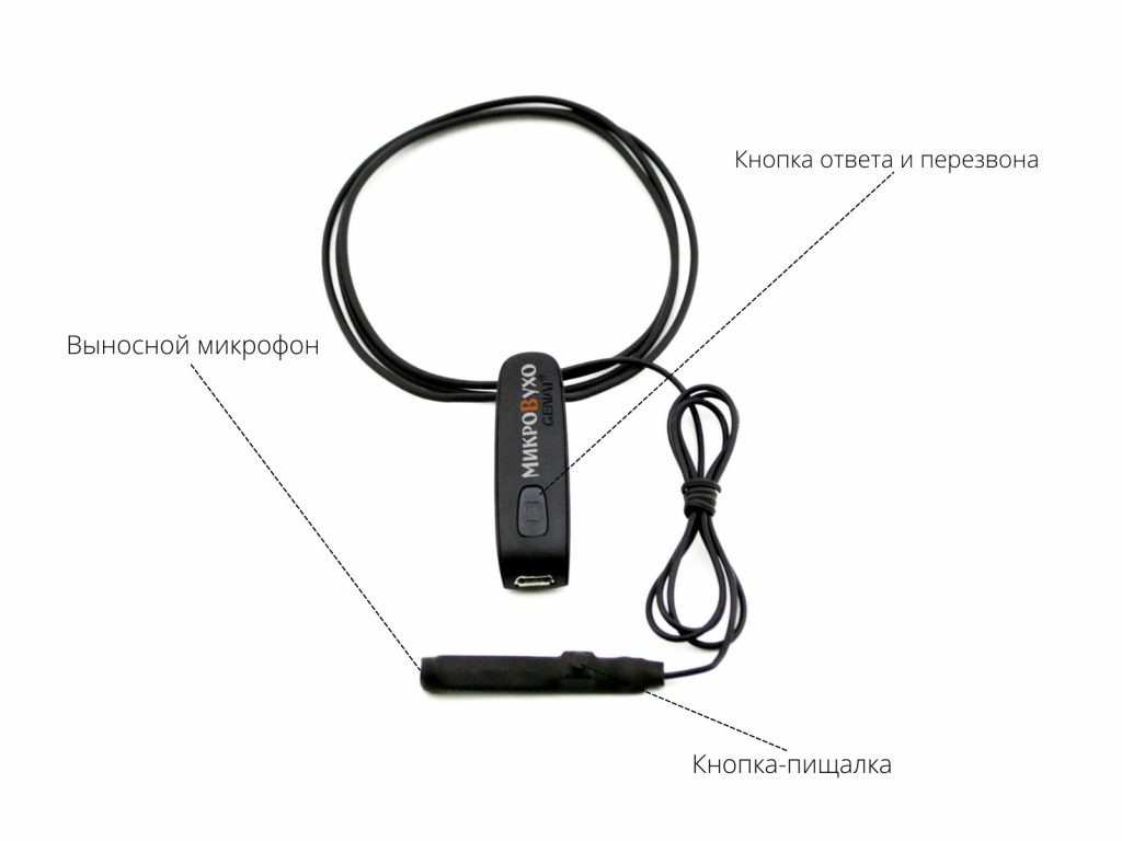 Гарнитура Bluetooth Basic с магнитными микронаушниками 2 мм 4