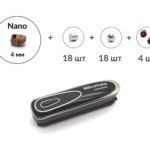 Универсальная гарнитура Bluetooth Box Premier Plus с капсулой Nano 4 мм и магнитами 2 мм 1