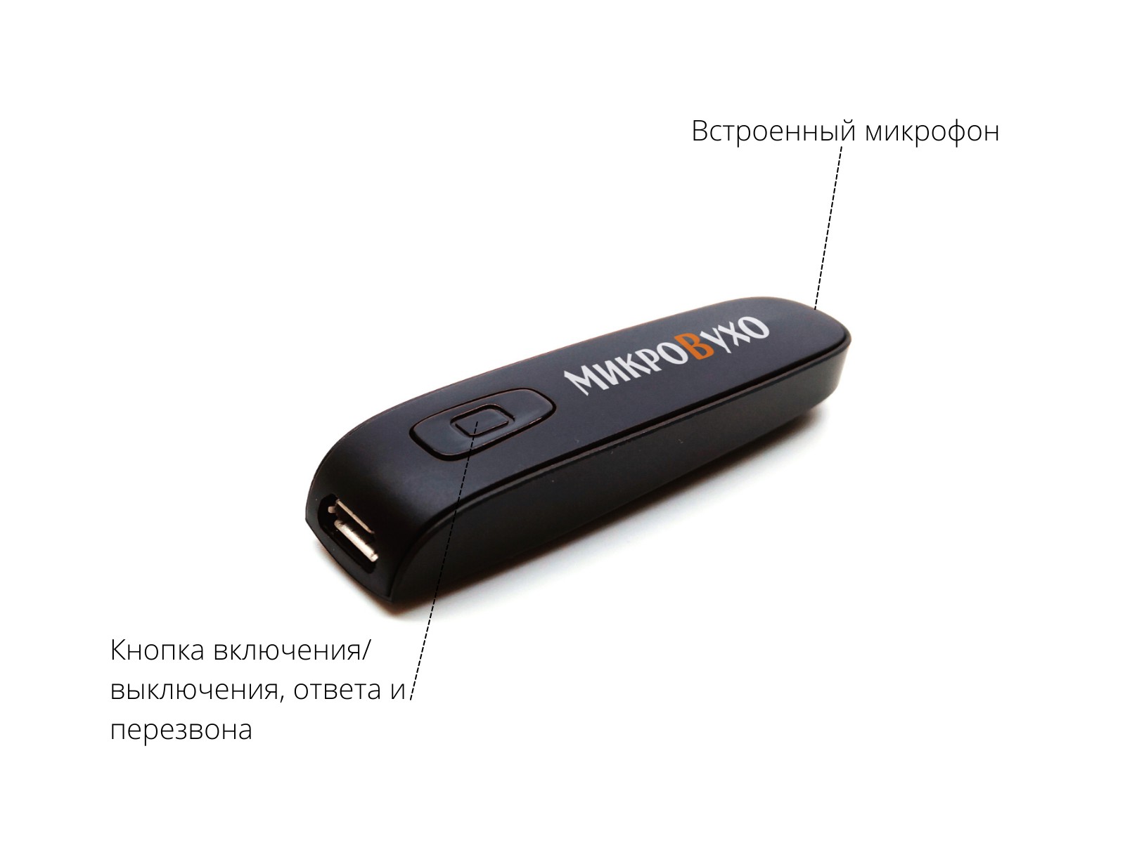 Гарнитура Bluetooth Box Basic с капсульным микронаушником Premium 3
