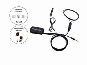 Гарнитура Connect Battery с выносным микрофоном, кнопкой-пищалкой и магнитными микронаушниками 2 мм