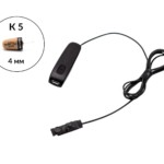 Гарнитура Bluetooth Box Basic с капсульным микронаушником K5 4мм 2