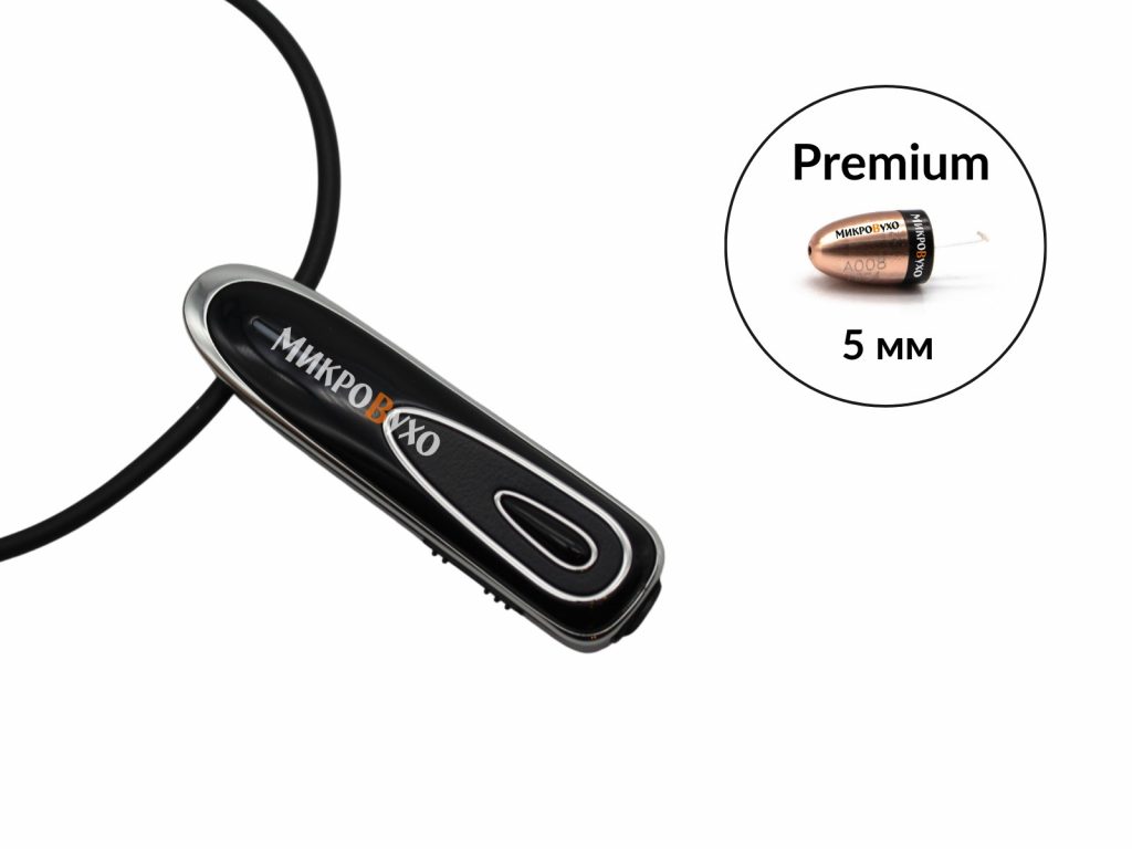 Гарнитура Bluetooth Premier с капсульным микронаушником Premium - изображение 6
