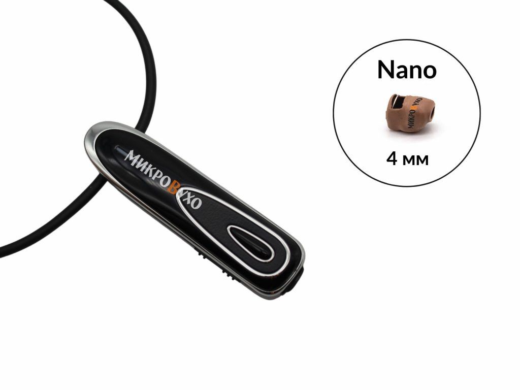 Аренда микронаушника Bluetooth Premier с капсульным микронаушником Nano 4 мм 1