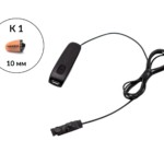 Гарнитура Bluetooth Box Basic с капсульным микронаушником K1 10мм 2