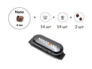 Универсальная гарнитура Bluetooth Box Pro Plus c капсулой Nano 4 мм и магнитами 2 мм