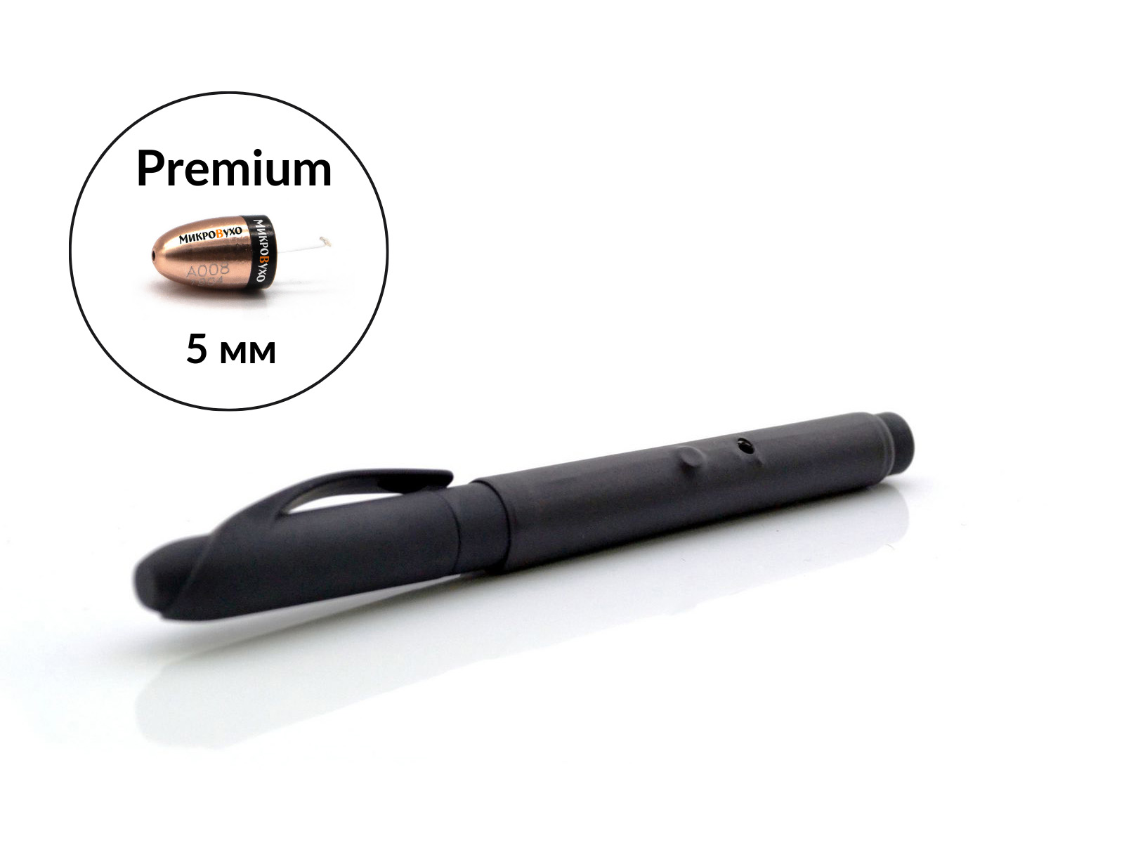 Гарнитура Ручка Standard c капсульным микронаушником Premium - изображение