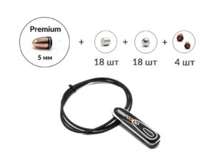 Универсальная гарнитура Bluetooth Premier с капсулой Premium и магнитами 2 мм 1