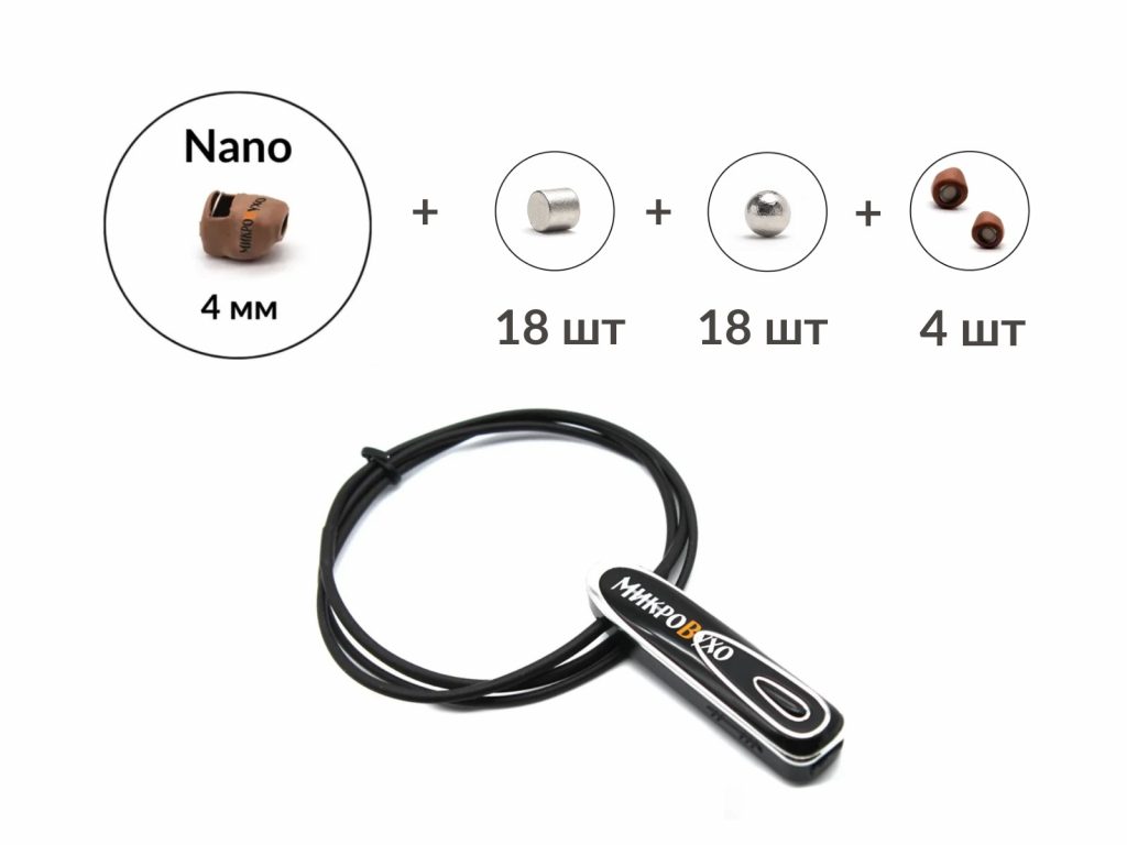 Универсальная гарнитура Bluetooth Premier с капсулой  Nano 4 мм и магнитами 2 мм - изображение 6