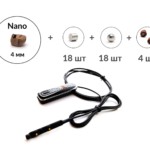 Универсальная гарнитура Bluetooth Premier с капсулой  Nano 4 мм и магнитами 2 мм 2