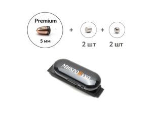 Аренда микронаушника Bluetooth Box Pro Plus с капсулой Premium и магнитами 2 мм - изображение