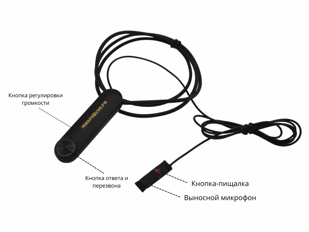 Гарнитура Bluetooth Standard с капсульным микронаушником Premium 4