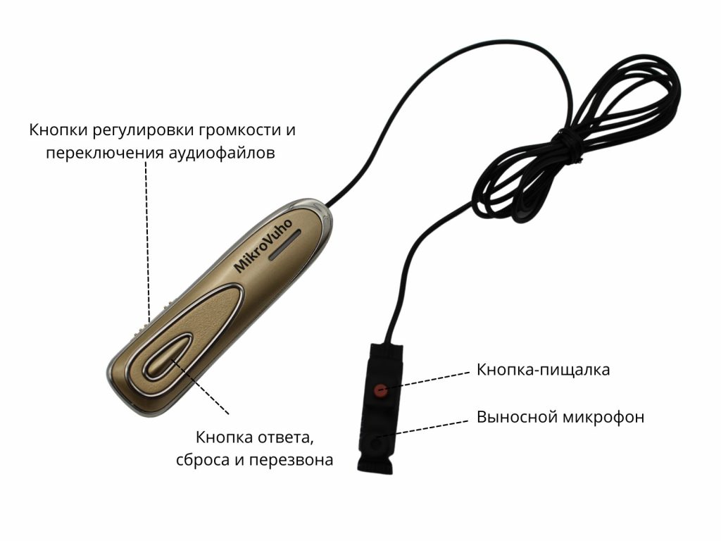 Гарнитура Bluetooth Box Premier с капсульным микронаушником K5 4 мм 4