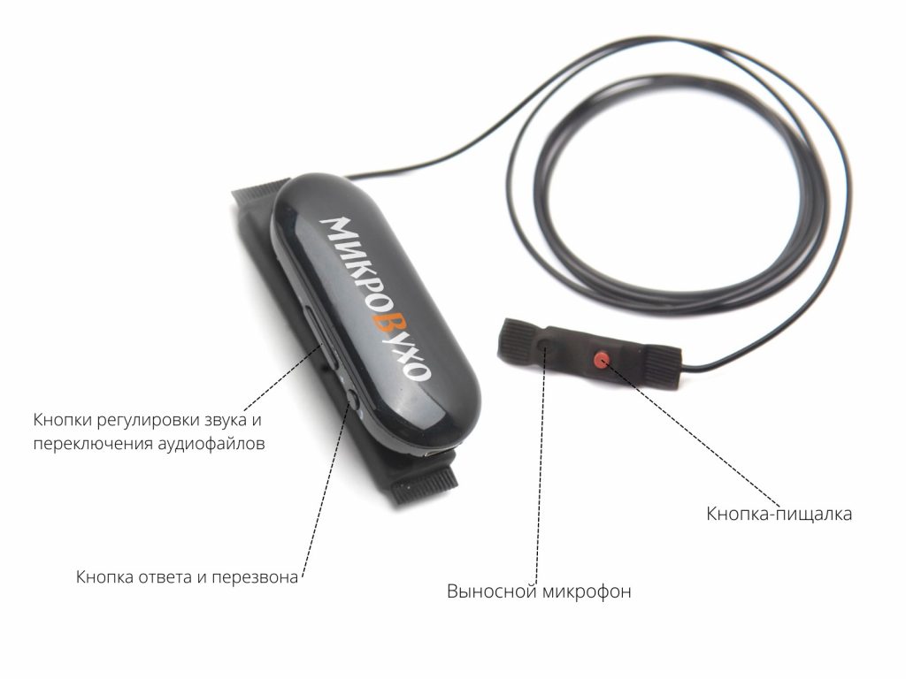 Гарнитура Bluetooth Box PRO Plus c капсульным микронаушником К5 4 мм 4