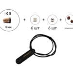 Универсальная гарнитура Bluetooth Standard с капсулой K5 4 мм и магнитами 2 мм 1