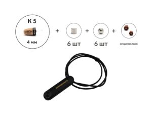 Универсальная гарнитура Bluetooth Standard с капсулой K5 4 мм и магнитами 2 мм
