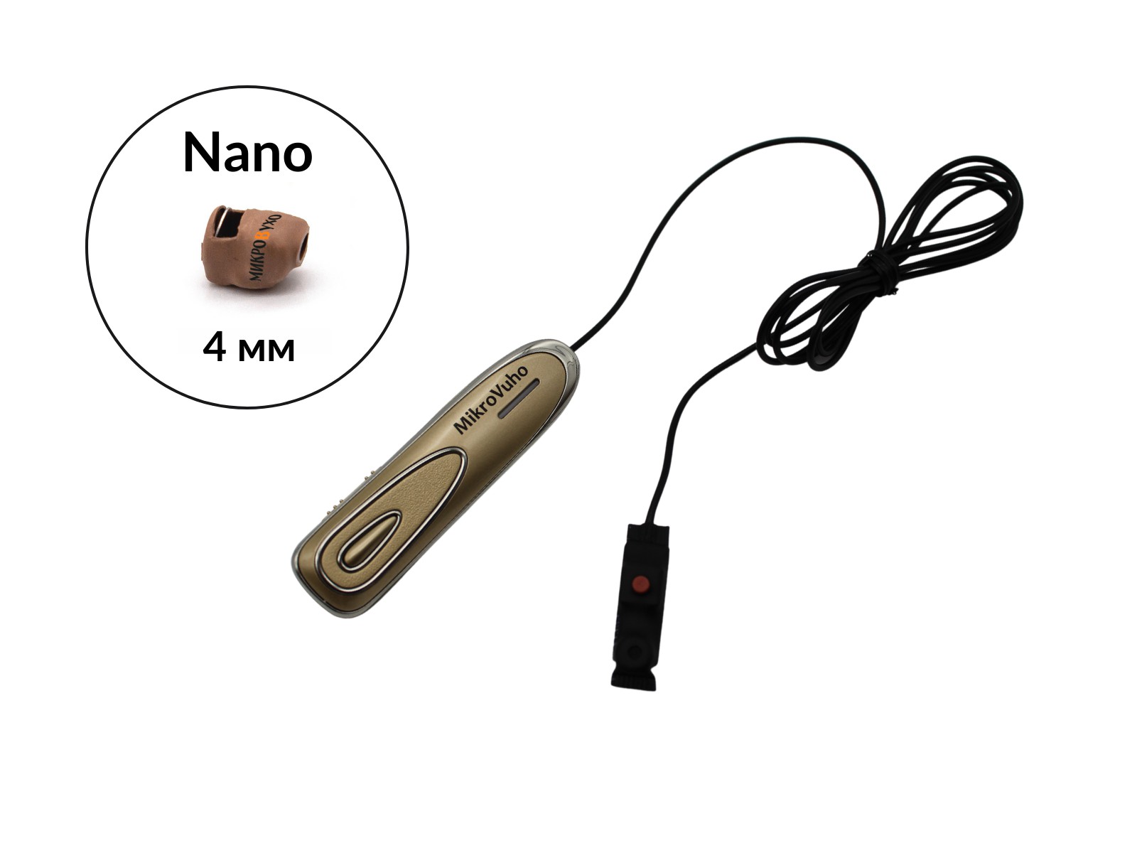 Гарнитура Bluetooth Box Premier с капсульным микронаушником Nano 4 мм - изображение 2